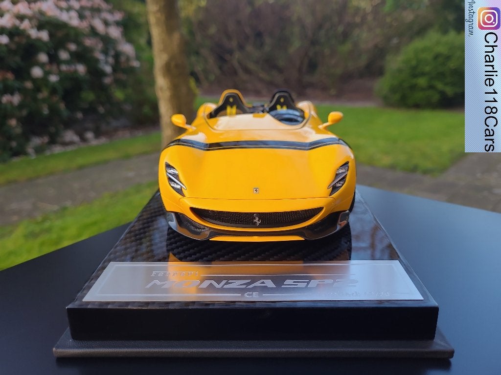 CE 1/18 Ferrari Monza SP2 – Giallo Modena, Ophalen of Verzenden, Nieuw, Overige merken