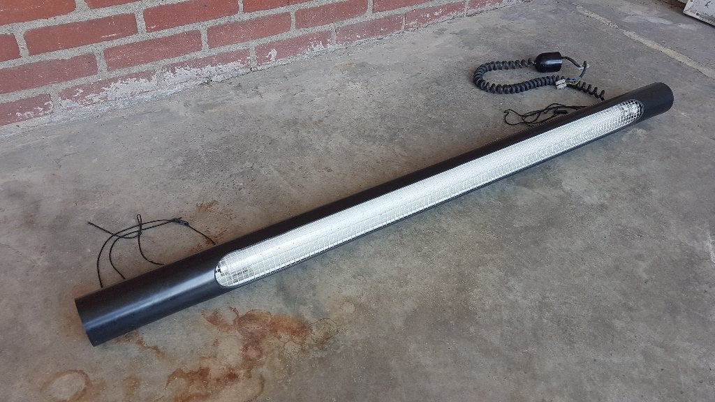 Tube light/tubelight / TL armatuur verlichting lamp - 122cm, Kunststof, Gebruikt, G13 (TL), Ophalen of Verzenden