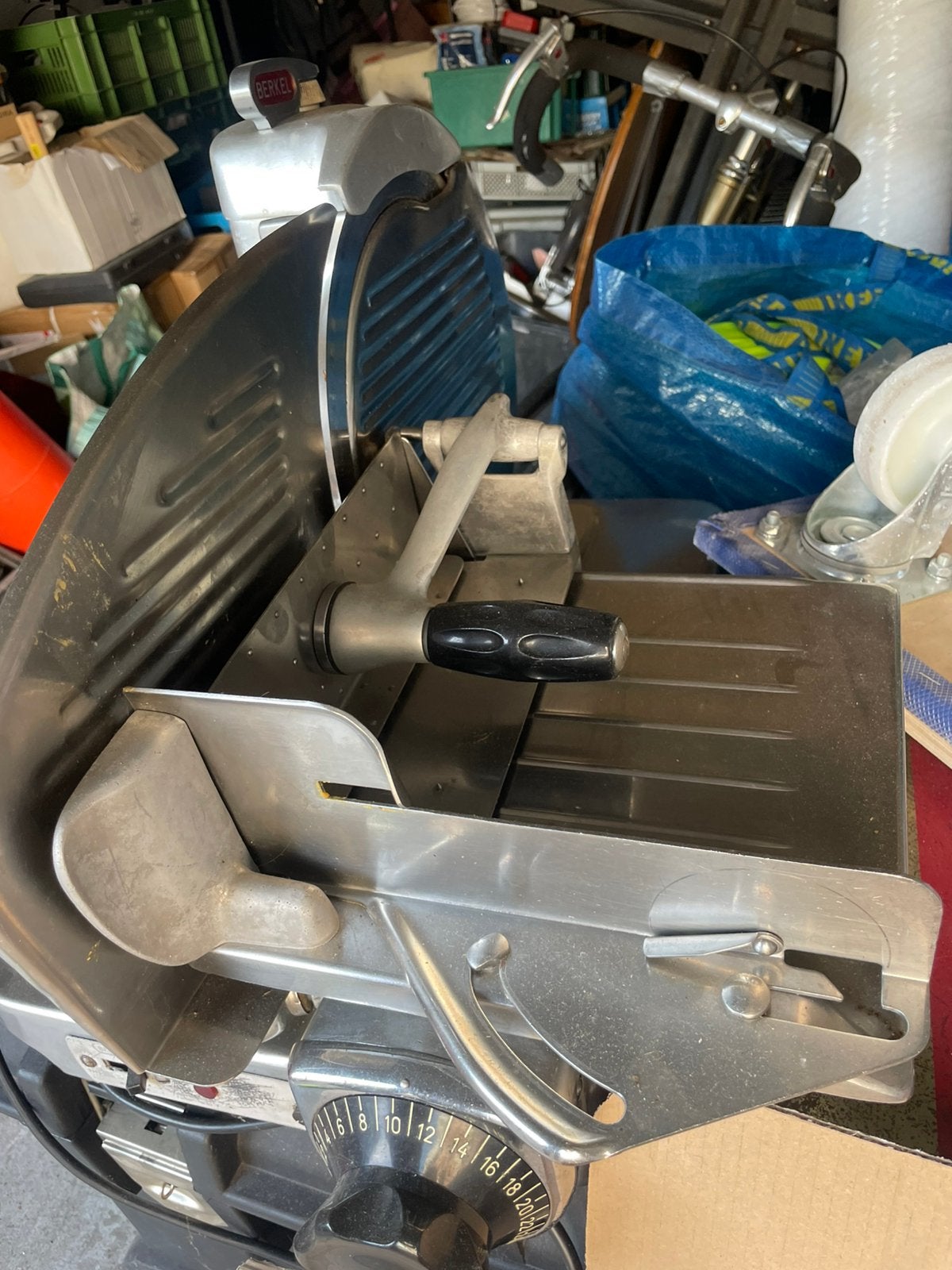 Berkel snijmachine, Ophalen, Bakkerij en Slagerij