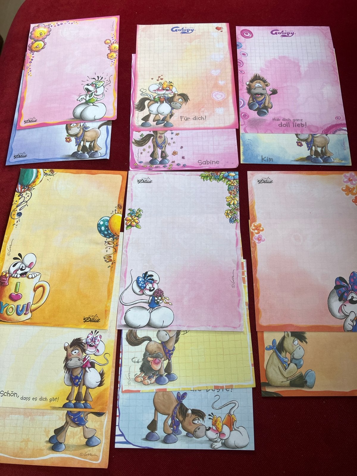 14 velletjes Diddl., Verzamelen, Verzenden, Zo goed als nieuw