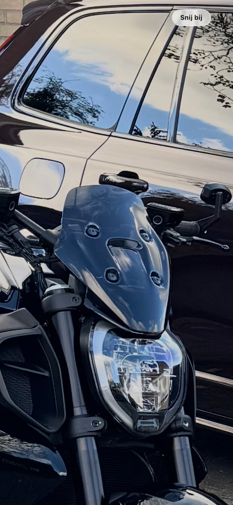 Windscherm Ducati Diavel V4, Ophalen of Verzenden, Gebruikt