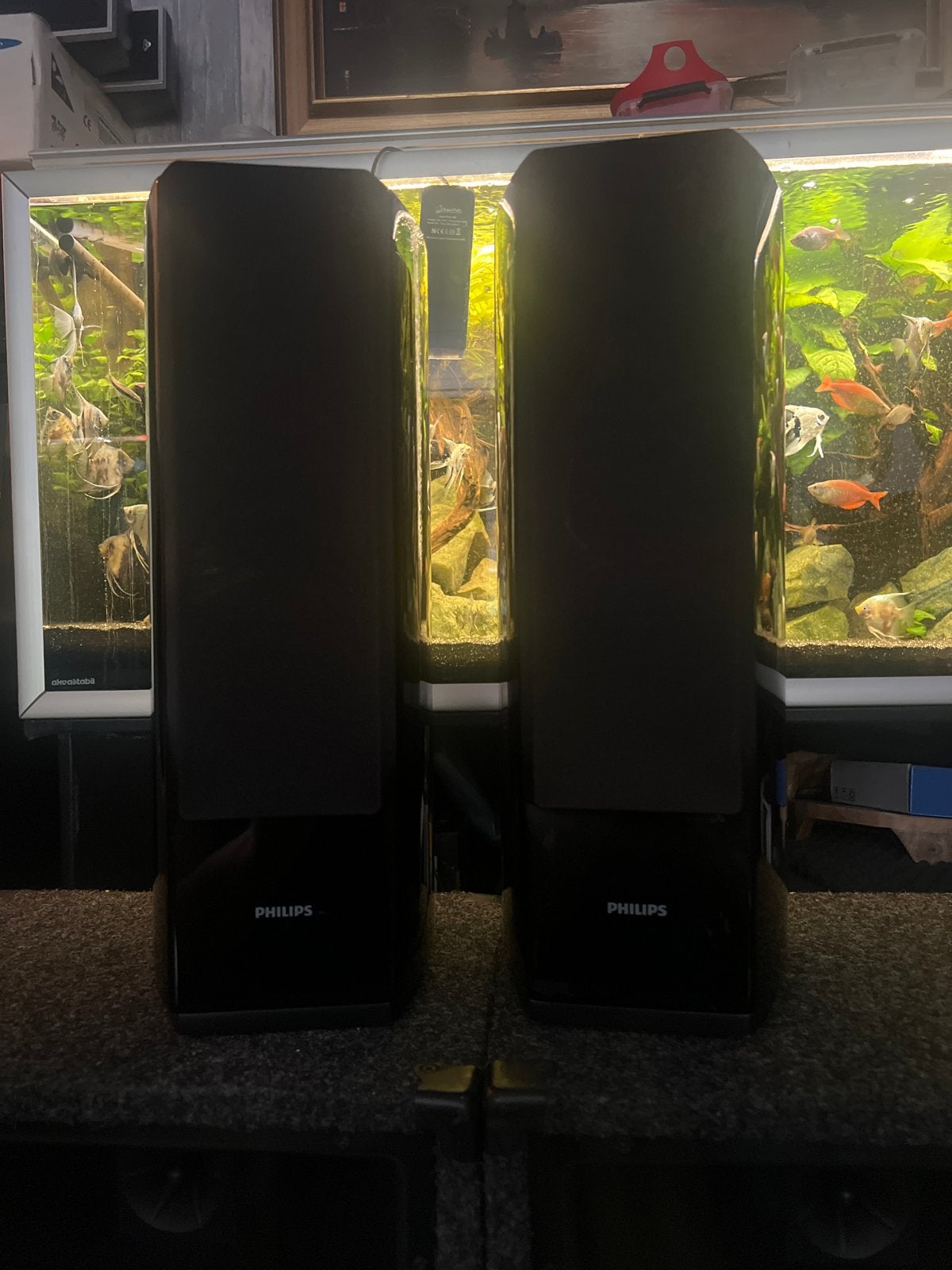 Philips HTR9900 Stereo Speakers - Zwart, Uitstekende Staat, Audio, Tv en Foto, Stereo speakers, Philips, Ophalen of Verzenden