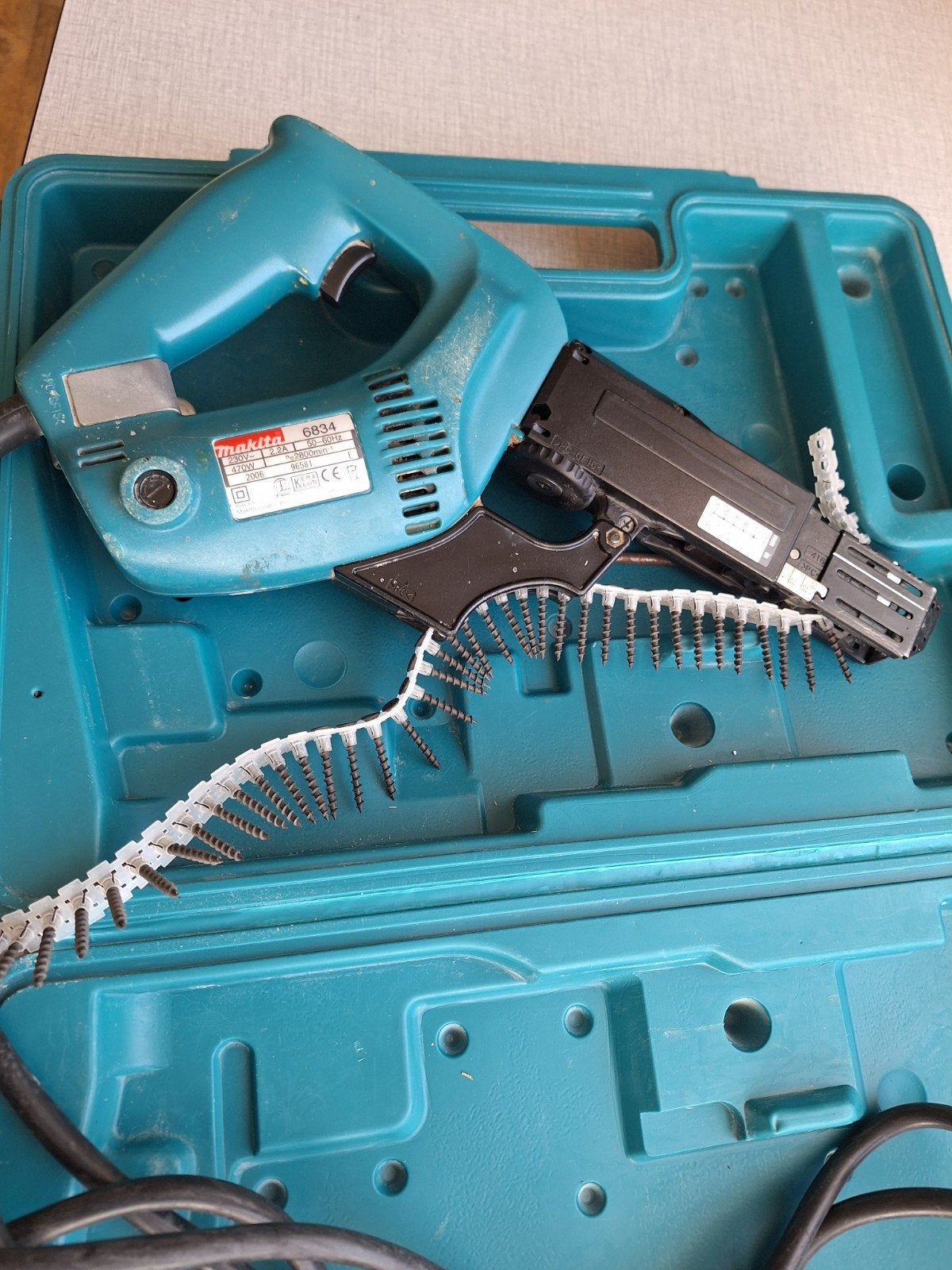 Makita 6834,  gipsplaat schroefmachine., Ophalen of Verzenden, Gebruikt