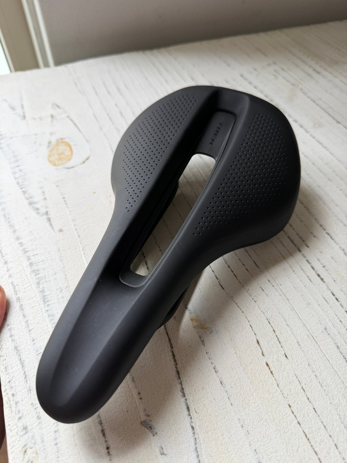 Trek zadel verse comp 155mm, Ophalen, Zo goed als nieuw, Zadel