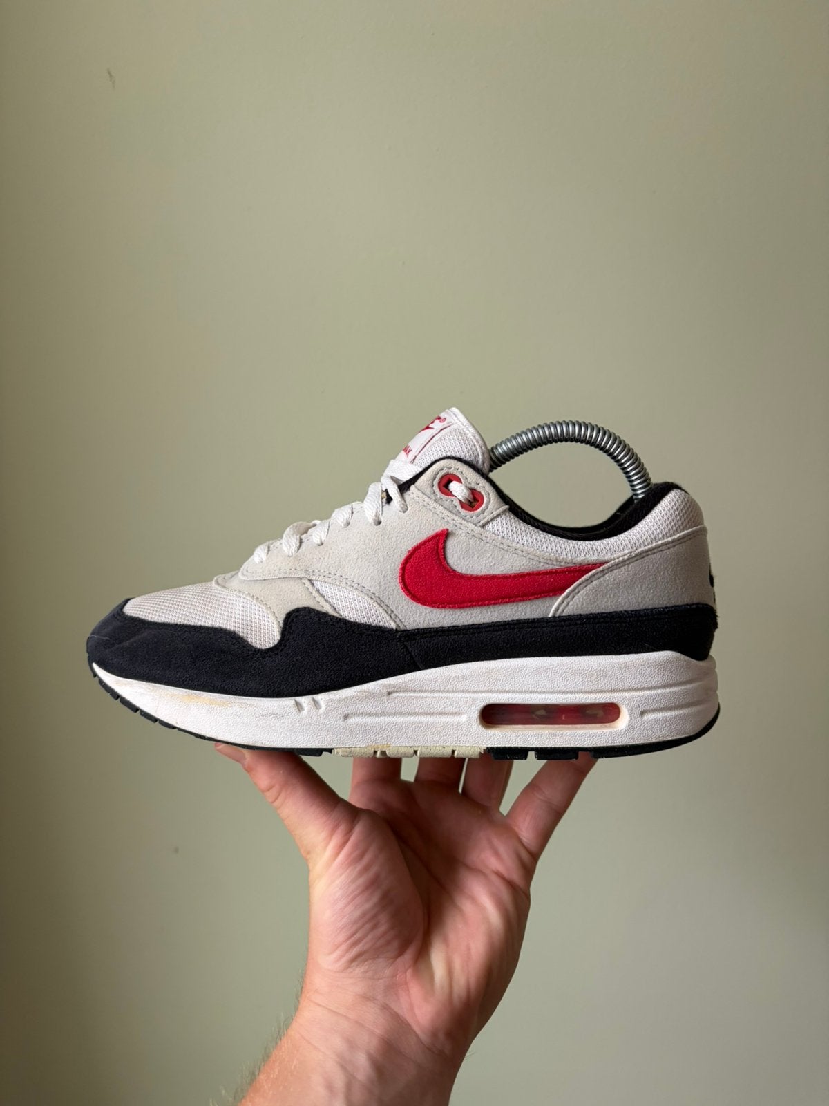 Nike Air Max 1 Chili Red / 40,5, Kleding | Heren, Overige kleuren, Ophalen of Verzenden, Sneakers of Gympen, Zo goed als nieuw