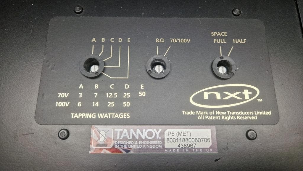 Tannoy NXT IP5 (MET) luidspreker - 4 beschikbaar, Overige merken, Gebruikt, Overige typen, Ophalen of Verzenden