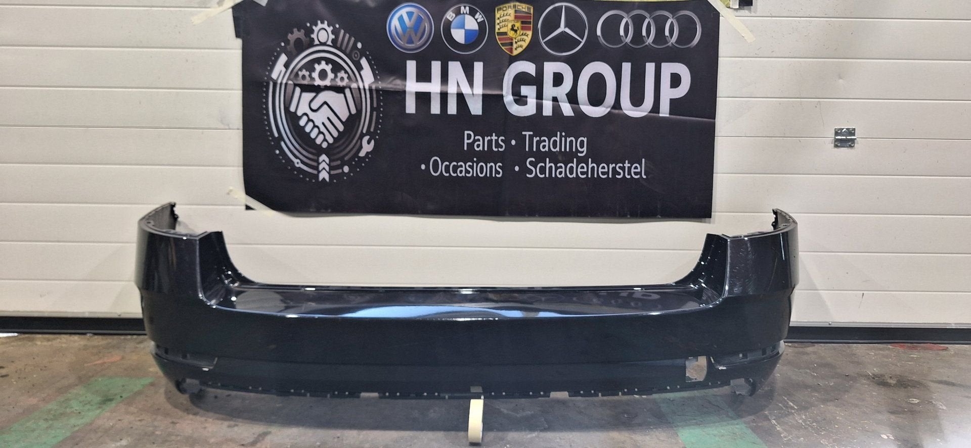 Originele Skoda Octavia Combi (5E) Achterbumper Zwart Metall, Gebruikt, -, -, Ophalen of Verzenden