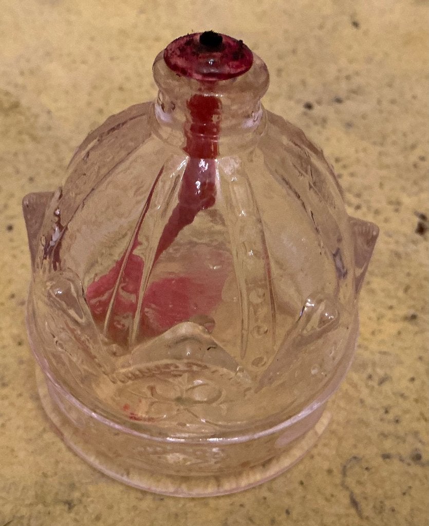 Olielampje, Ophalen of Verzenden, Gebruikt, Glas, Overige typen