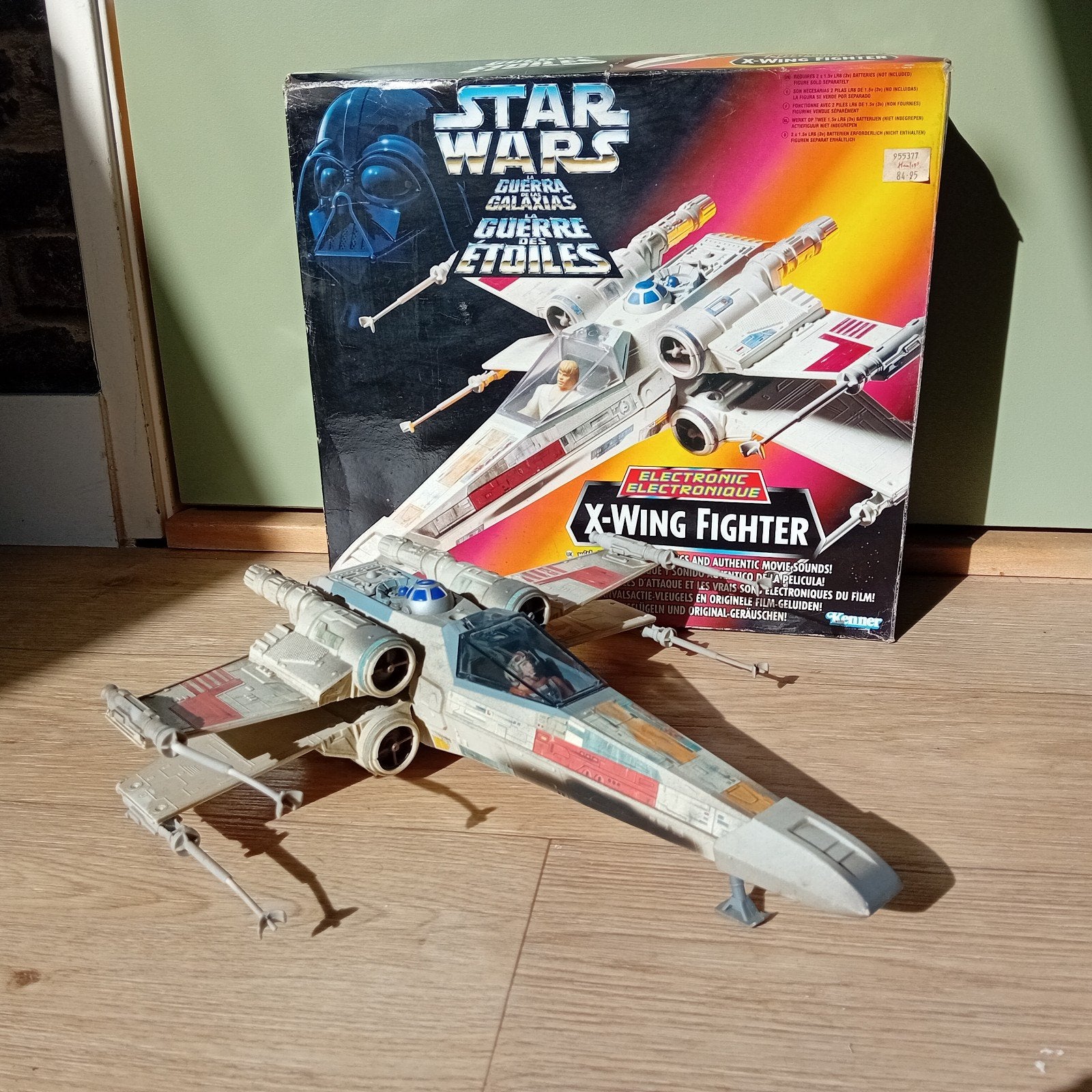 vintage Star Wars kenner X-wing met doos en handleiding, Ophalen of Verzenden, Gebruikt, Actiefiguurtje