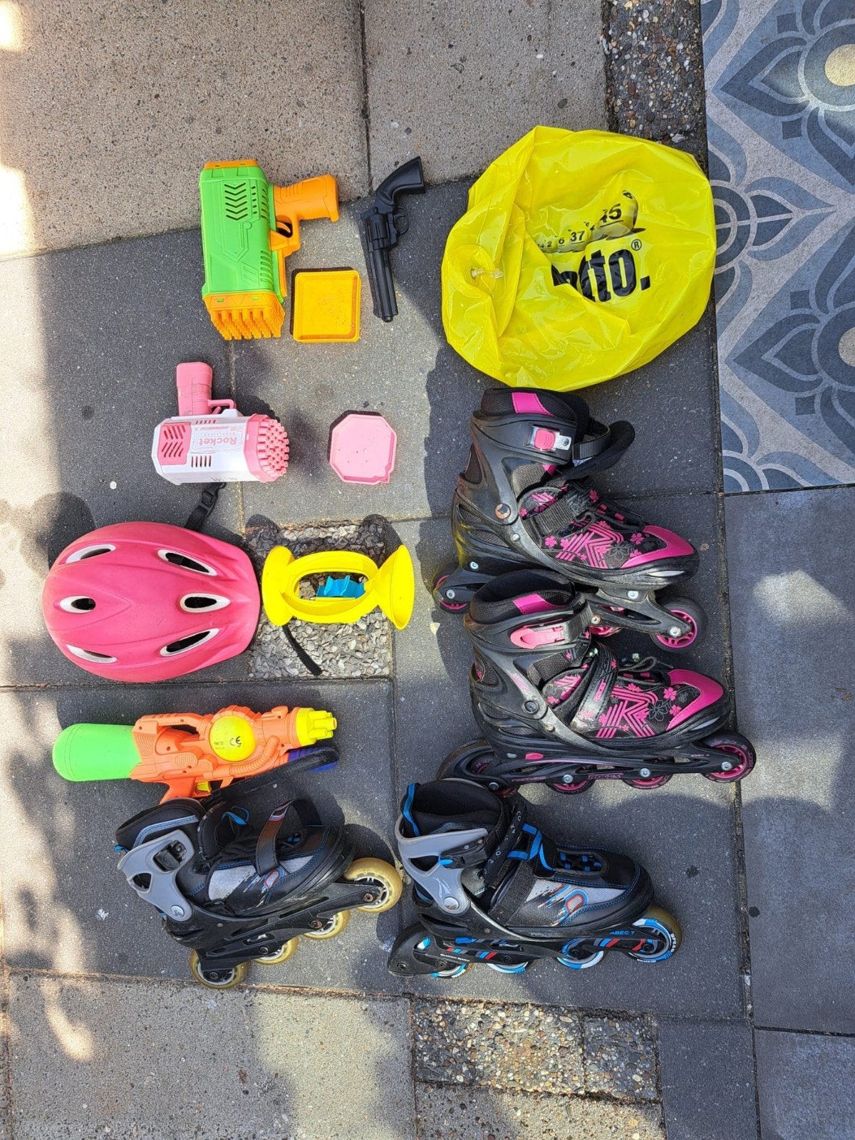 Kinderspeelgoed en skielers,helm., Kinderen en Baby's, Ophalen, Gebruikt