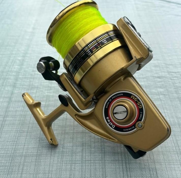 Daiwa GS-9M Gold Werpmolen - Topstaat!, Ophalen, Zo goed als nieuw, Molen