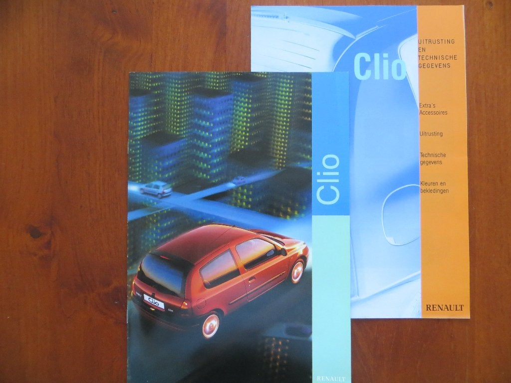 Renault Clio (aug. 1988) + bijlage, Boeken, Ophalen of Verzenden, Nieuw, Renault
