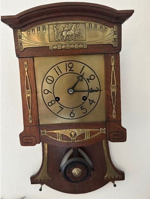 Willem penaat klok meest fanasierijke model 1910 art deco, Ophalen of Verzenden