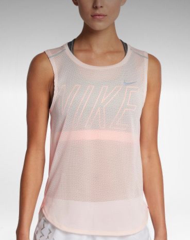 Nike Tank Top maat S Open Rug, Ophalen, Roze, Maat 36 (S), Fitness of Aerobics