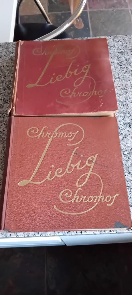 Oud album liebig chromos, Ophalen of Verzenden