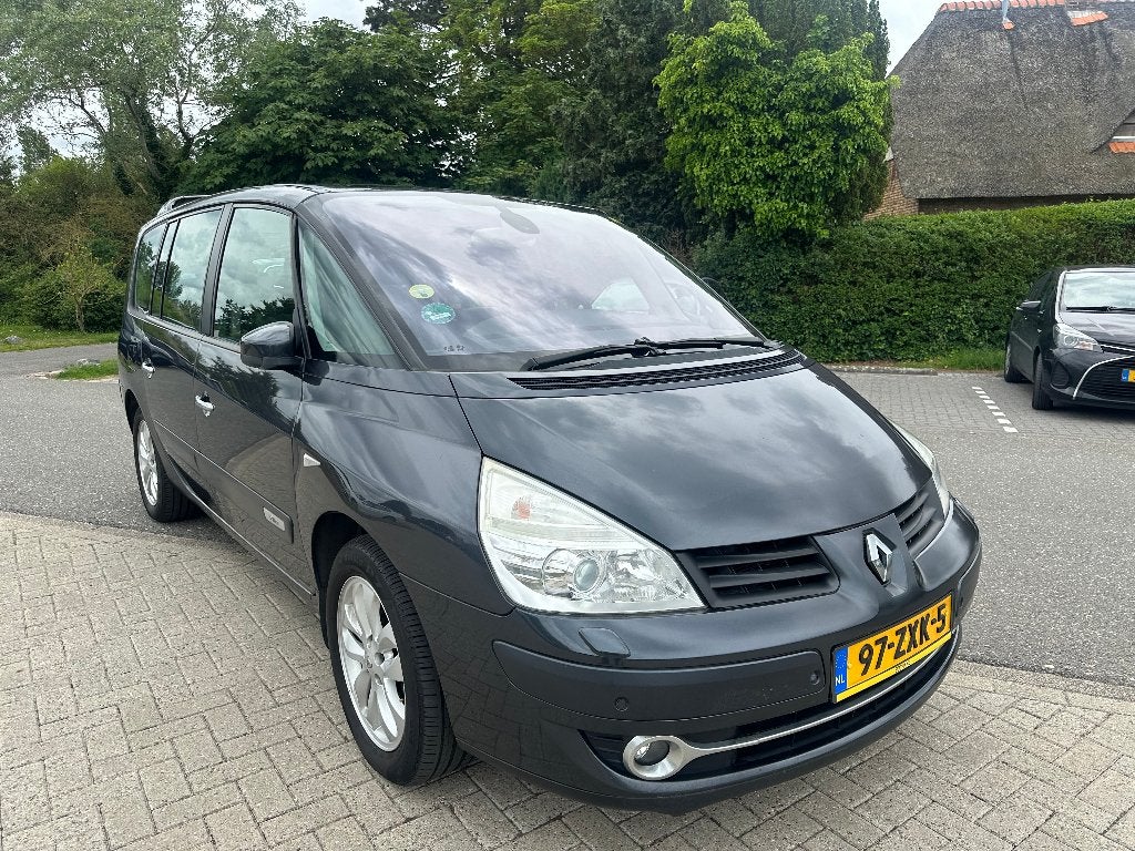 Exclusieve Renault Grand Espace 3.5 V6 24V Automaat 7 Pers, Auto's, Zwart, 2000 kg, Zwart, Leder