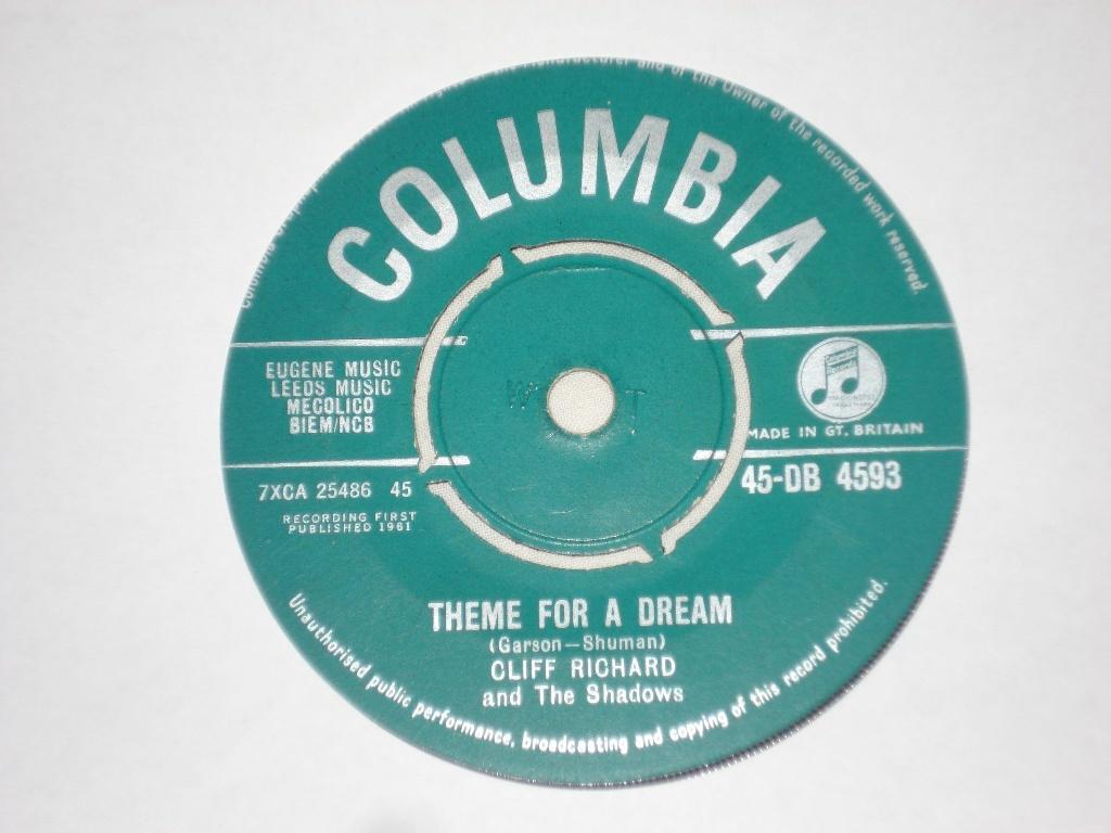 Cliff Richard    theme for a Dream      Orgineel, Originele persing, Ophalen of Verzenden, Zo goed als nieuw, Pop