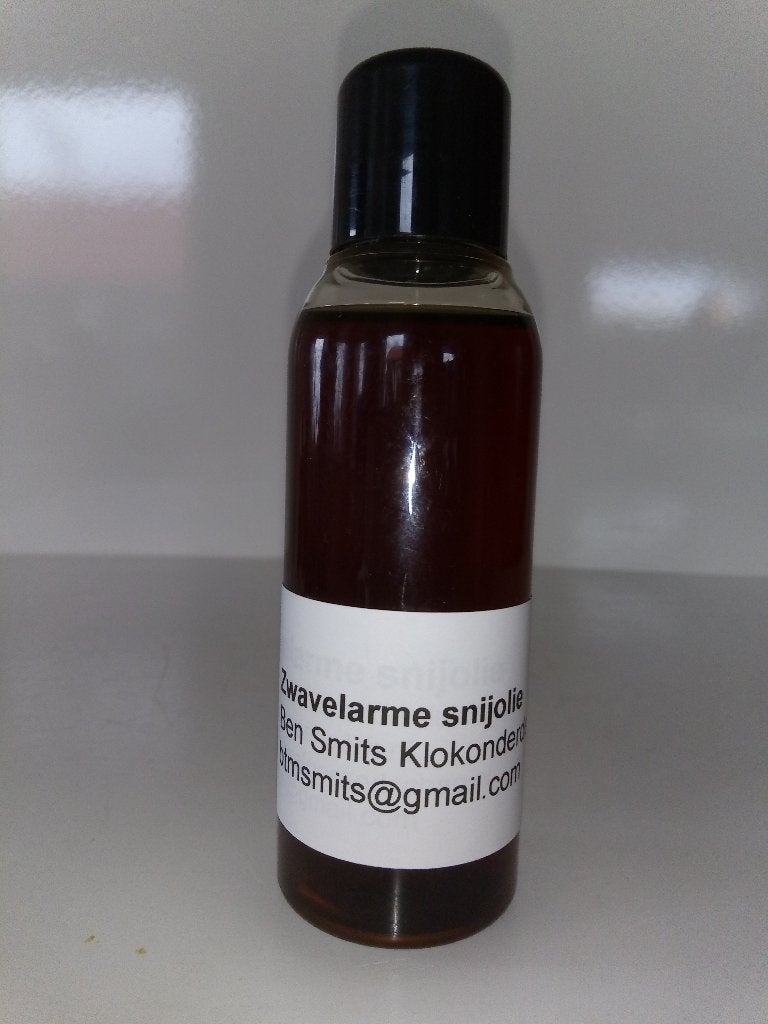 100 ML. Zwavelarme snijolie. € 6,00, Ophalen of Verzenden