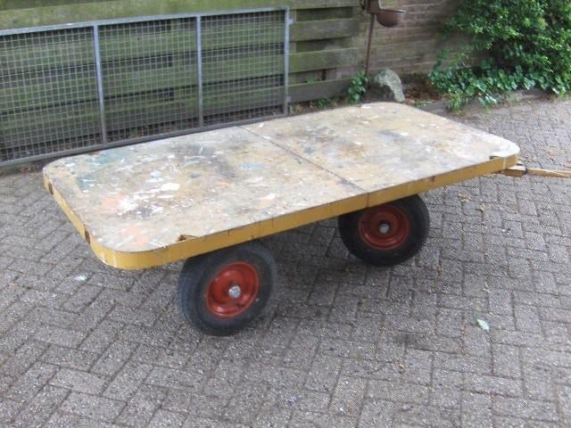 te koop transportwagen kar, 100 liter of meer, Ophalen, Gebruikt, Transportkar