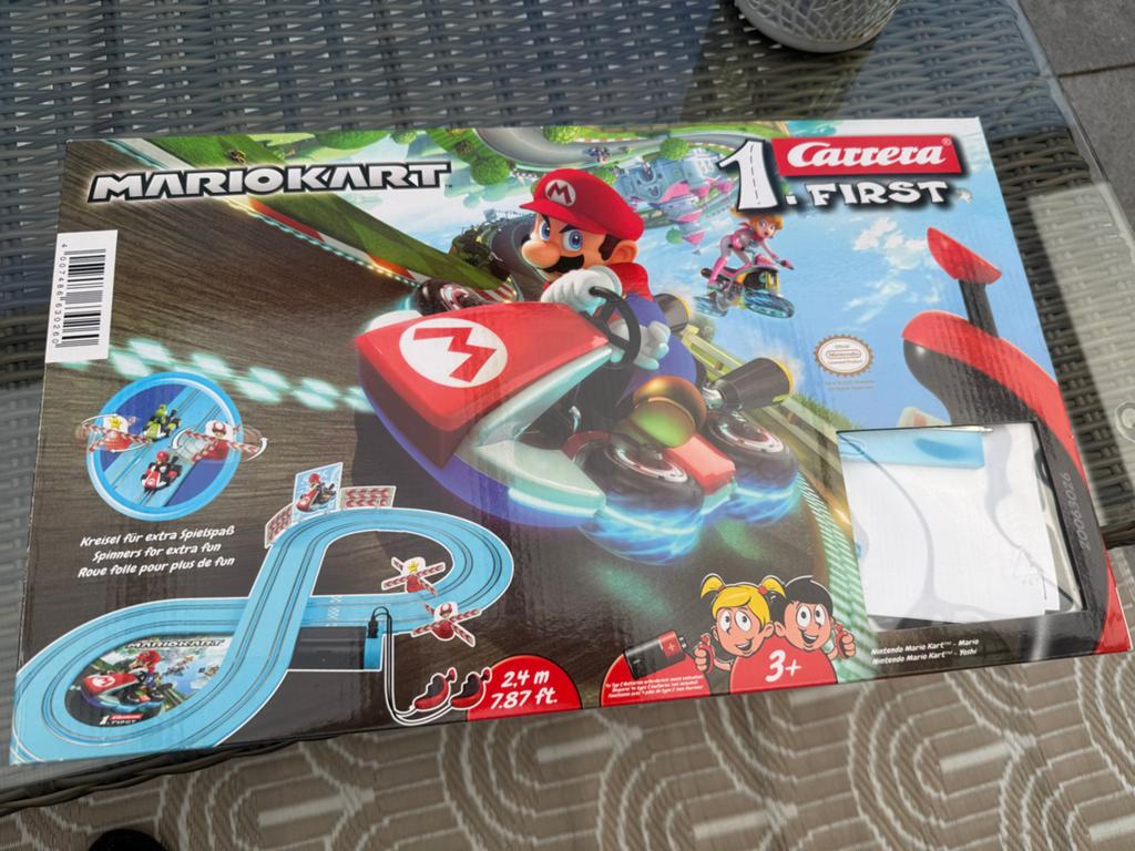 Carrera First Mario Kart Racebaan - Nieuw in doos, Racebaan, Carrera, Nieuw, Ophalen of Verzenden