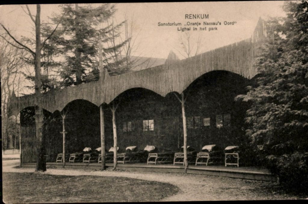 Renkum KVR06 1502 Sanatorium Oranje Nassau Oord, Lighal, Ophalen of Verzenden, 1940 tot 1960, Ongelopen, Gelderland