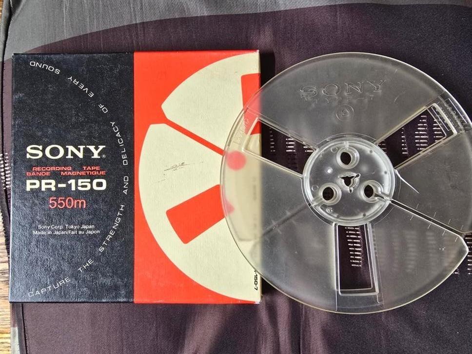 2 Sony banden van 18 cm, Audio, Tv en Foto, Bandrecorders, Ophalen of Verzenden
