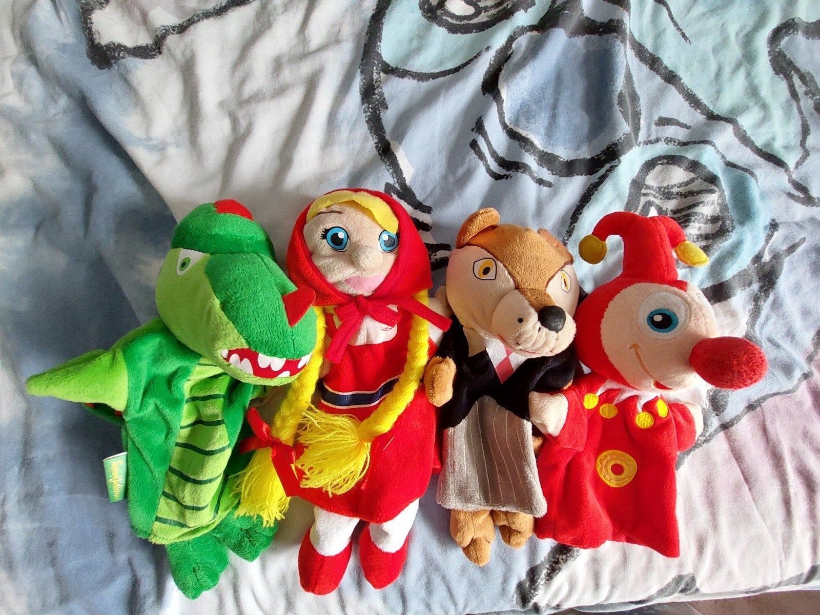 4 handpoppen van de efteling, Albert Heijn, Ophalen of Verzenden