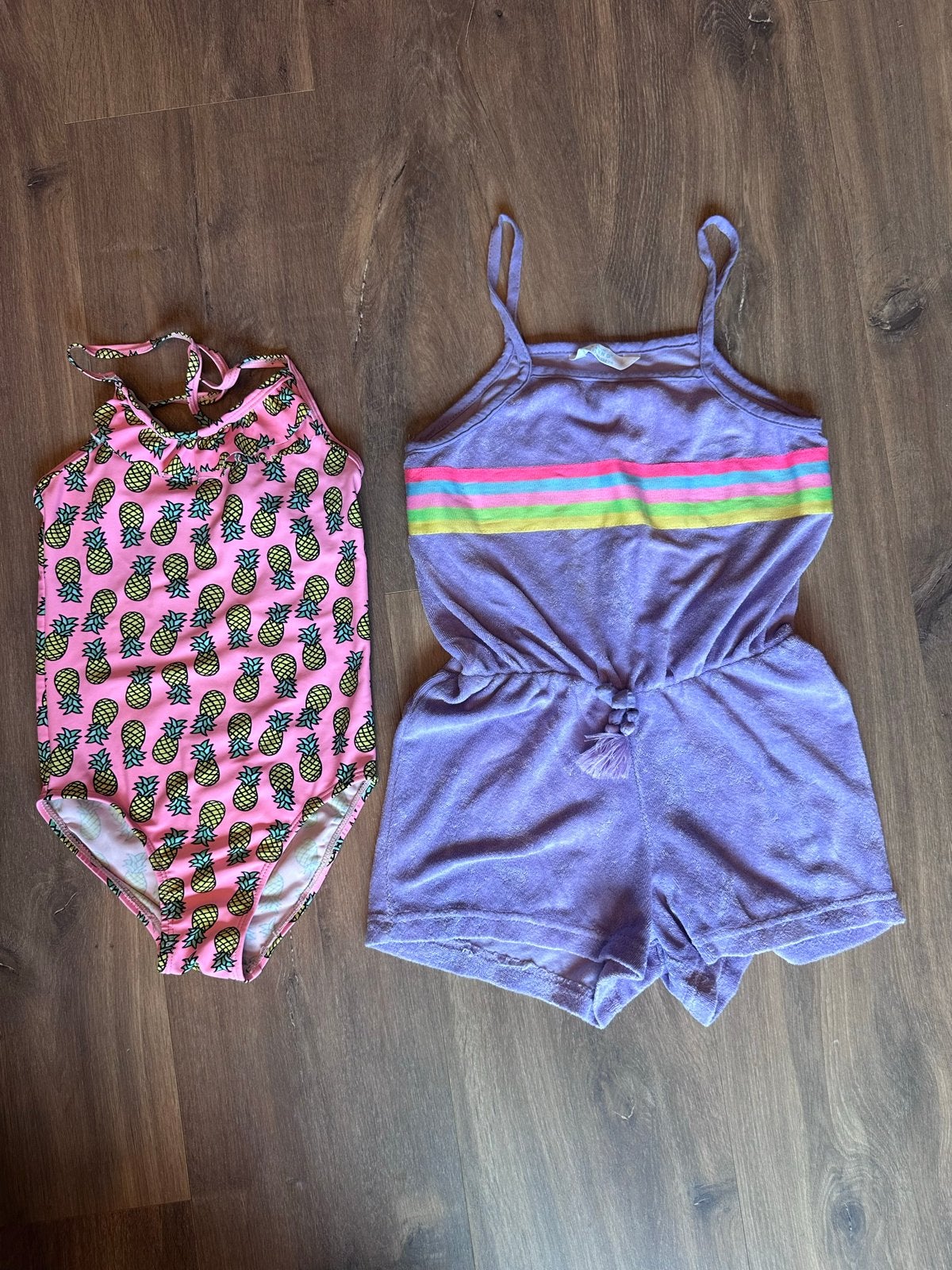 Zwemkleding set: badpak en playsuit maat 110-116, Gebruikt, Meisje, Badpak, Overige maten
