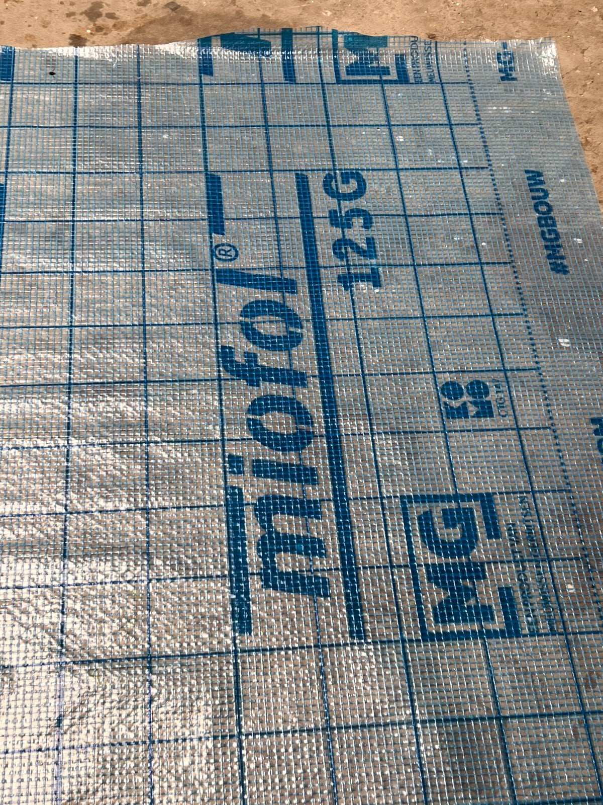 Miofol damp open folie  125 g 125g circa 20 meter, Minder dan 4 cm, Overige materialen, Ophalen of Verzenden, Zo goed als nieuw