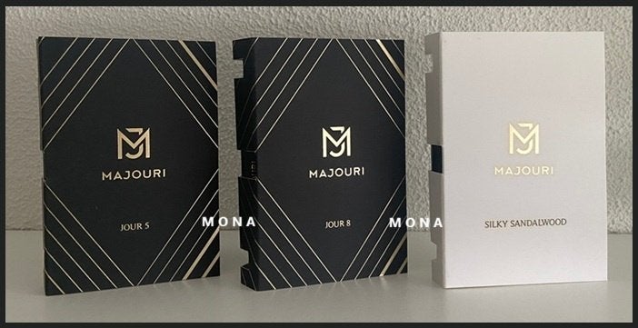 Majouri set 3 niche parfum samples proefjes testers monsters, Verzenden, Nieuw