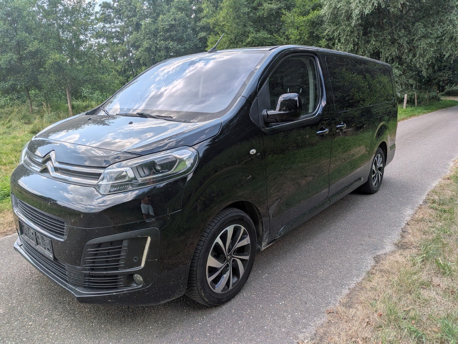 Citroën Jumpy space tourer 7 persoons 2021, Auto's, Zwart, Zwart, Leder, Diesel