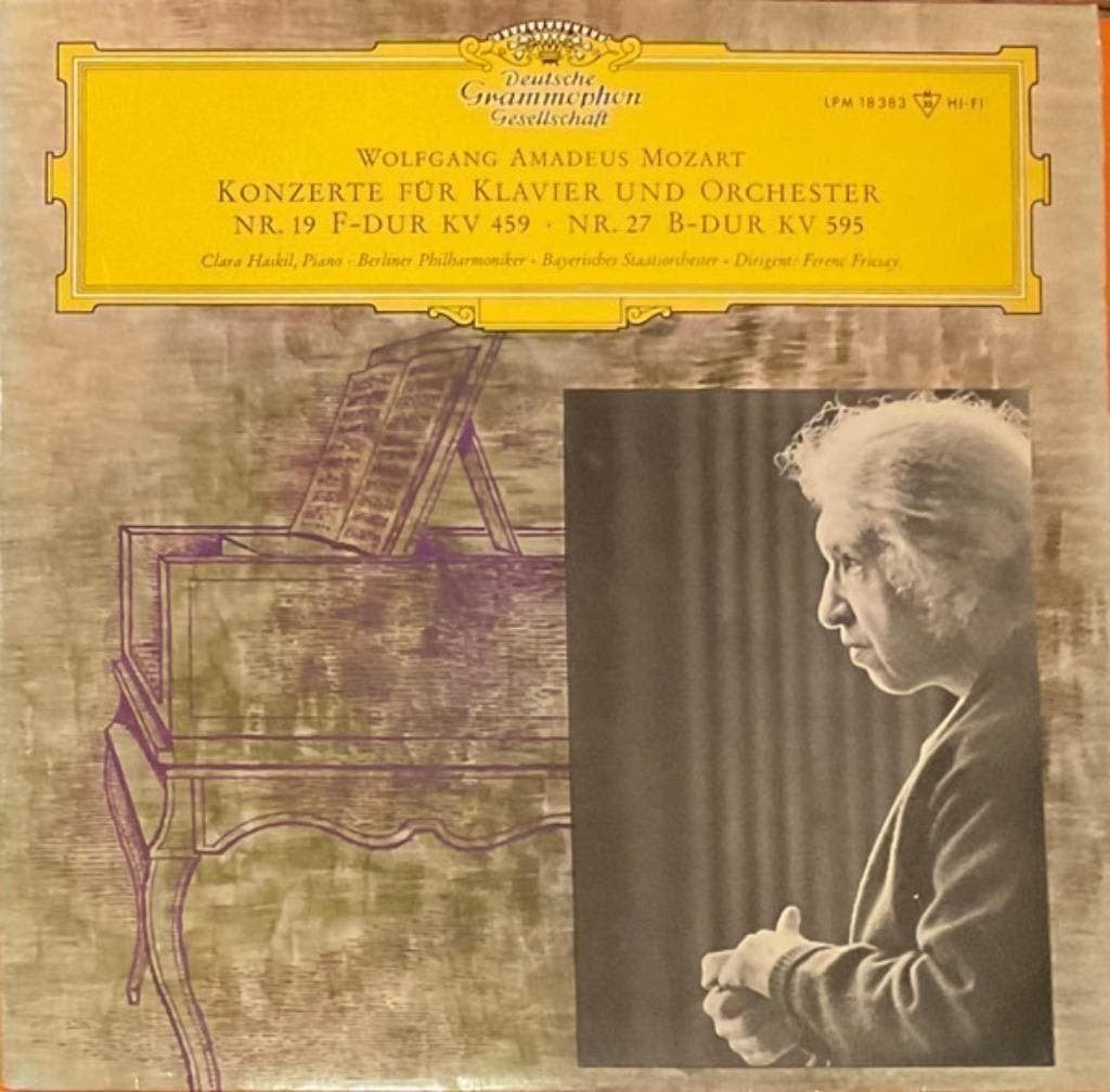 Mozart Clara Haskil Konzerte Klavier Und Orchester Nr. 19, Kamermuziek, Ophalen of Verzenden, Zo goed als nieuw, 12 inch
