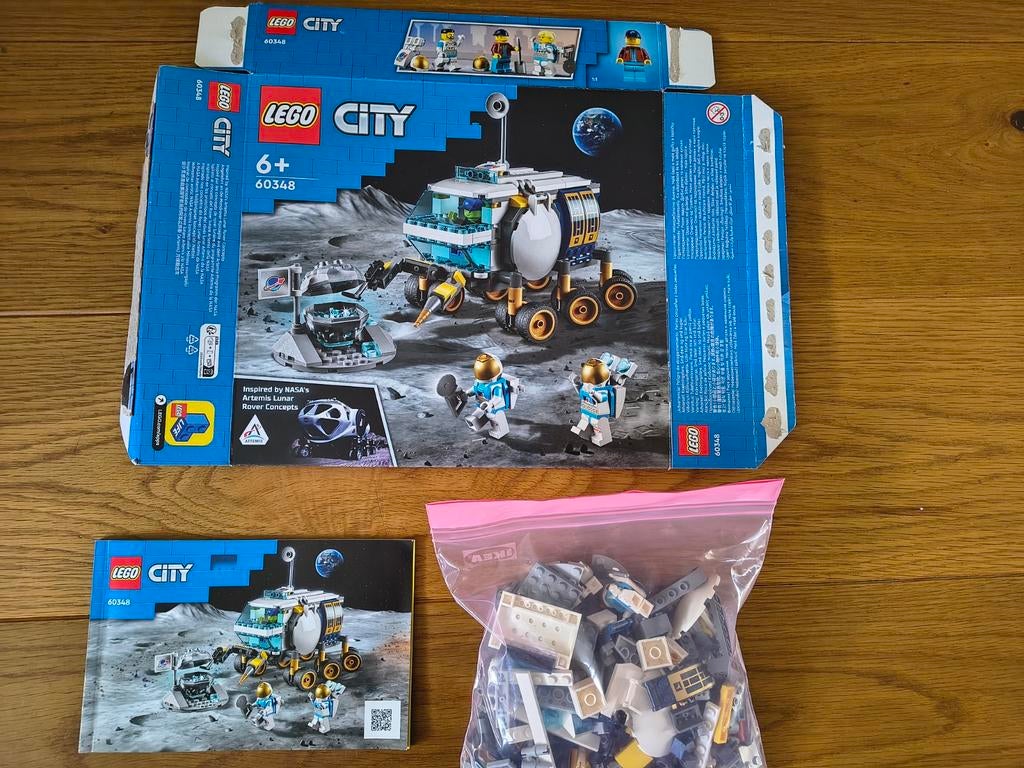 Lego 60348 maan wagen, Kinderen en Baby's, Speelgoed | Duplo en Lego, Lego, Ophalen of Verzenden, Zo goed als nieuw, Space