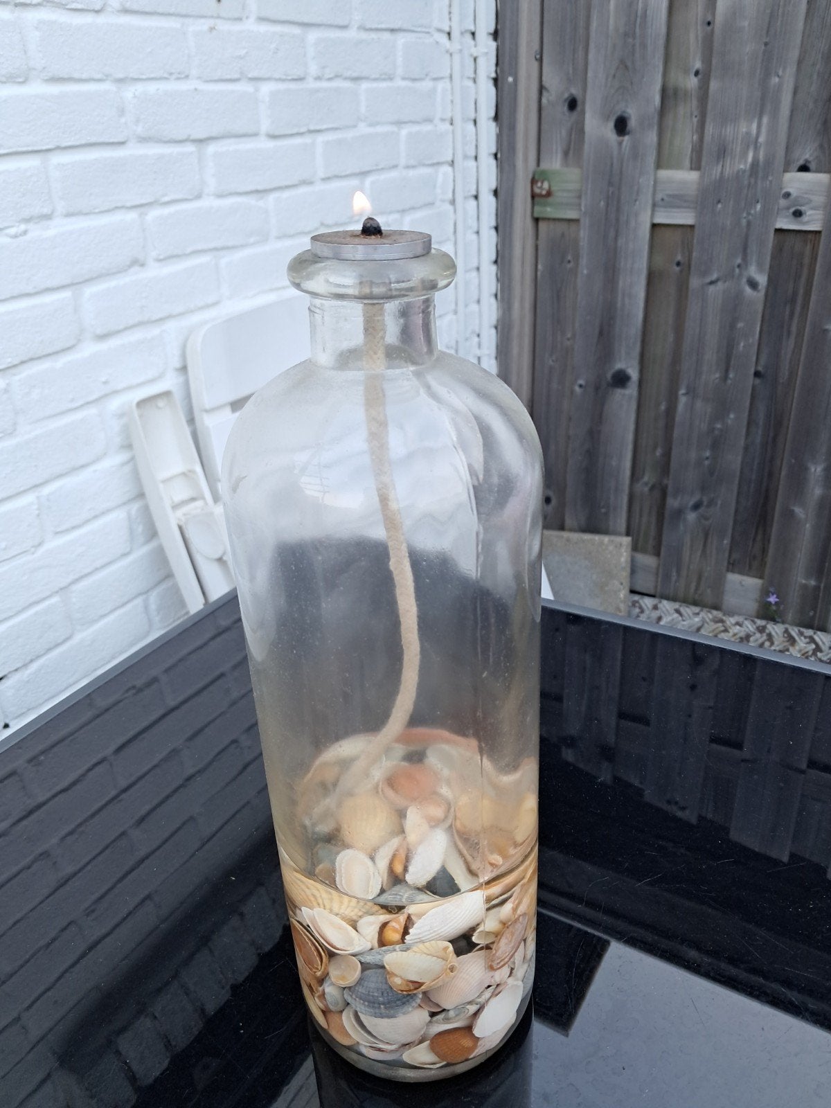 glazen olielamp "Texfles", Ophalen of Verzenden, Nieuw