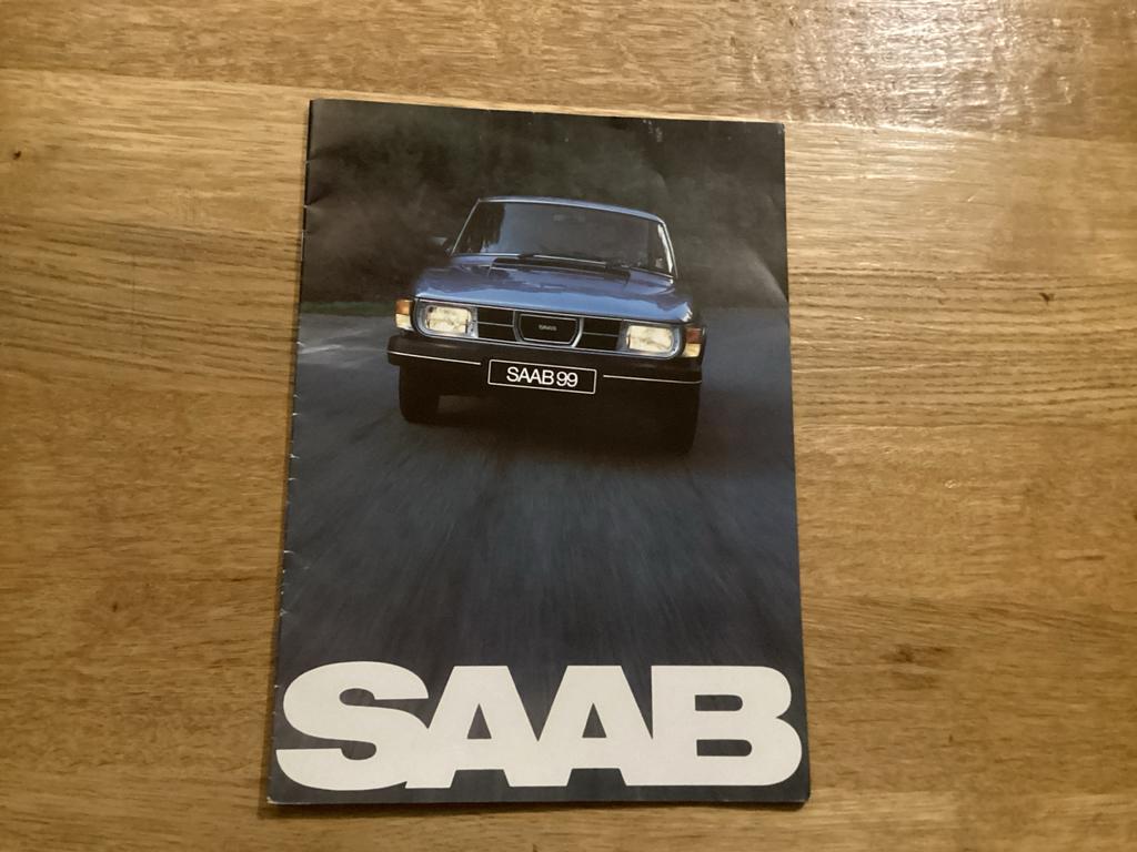 Originele SAAB 99 brochure uit 1981, Ophalen of Verzenden, Gelezen, Overige merken