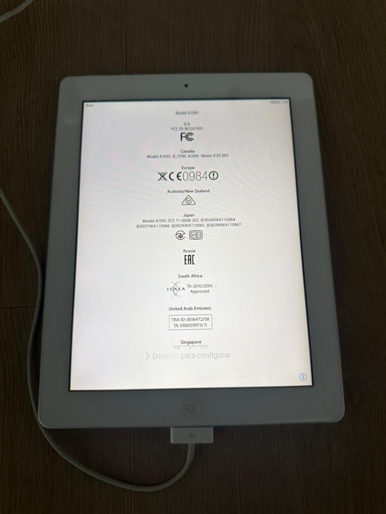Apple iPad (3e generatie) Model A1395 - Wit, Computers en Software, Apple iPads, Gebruikt, Apple iPad, Wit, 16 GB