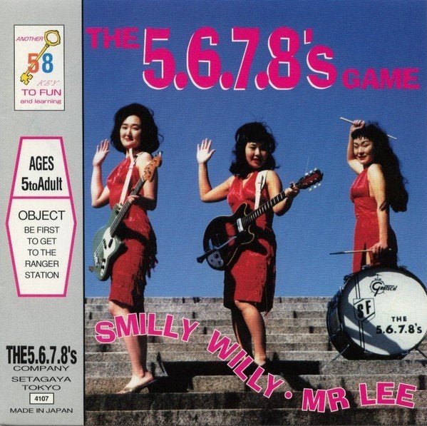 the 5.6.7.8s / smilly willy -garage/punk/rockabilly-ZELDZAAM, 7 inch, Zo goed als nieuw, Rock en Metal, Fotohoes