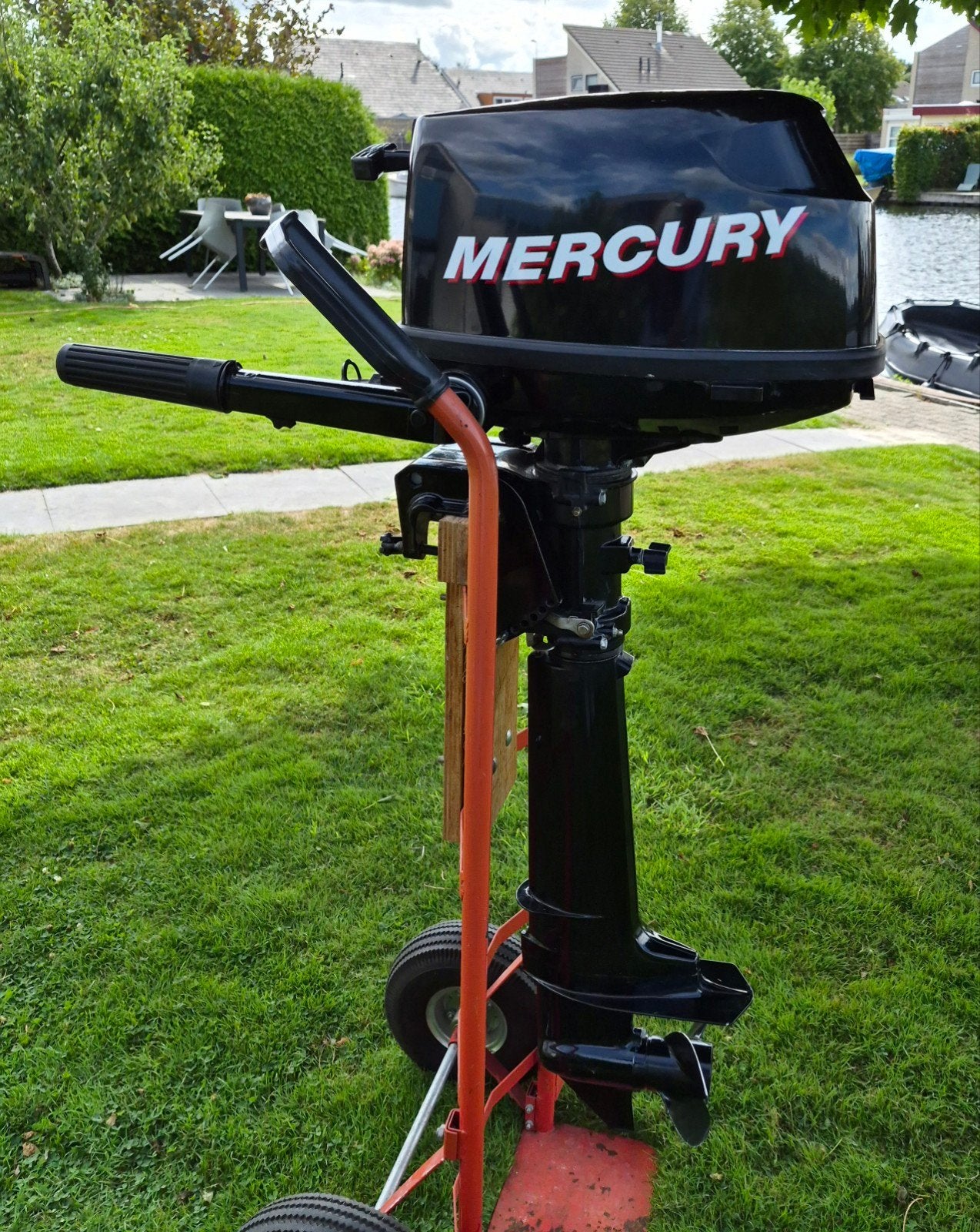 Mercury 4-takt  6 pk langstaart, Watersport en Boten, Buiten- en Binnenboordmotoren, Ophalen, Gebruikt, Benzine, 5 tot 10 pk