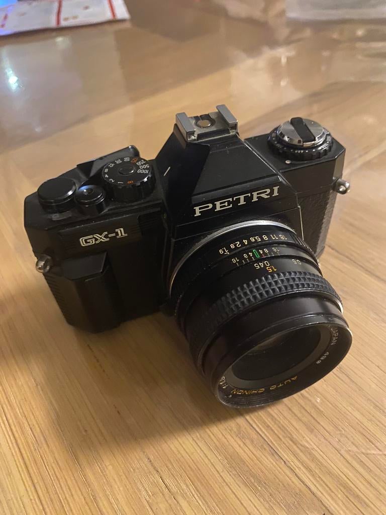 Petri gx-1 camera retro analoog 1980, Ophalen of Verzenden, Zo goed als nieuw, Spiegelreflex, Overige Merken