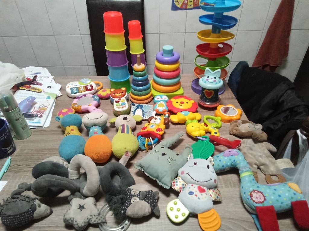 Grote set babyspeelgoed, Ophalen, Gebruikt, Overige typen, Met licht