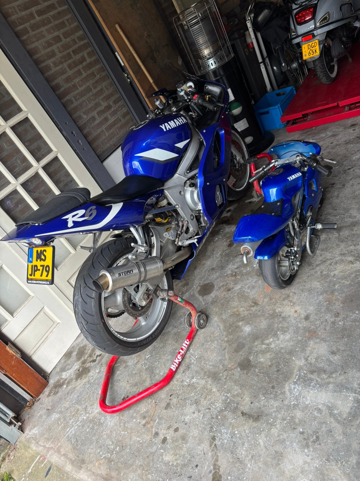 Yamaha R6, Ophalen, Gereviseerd