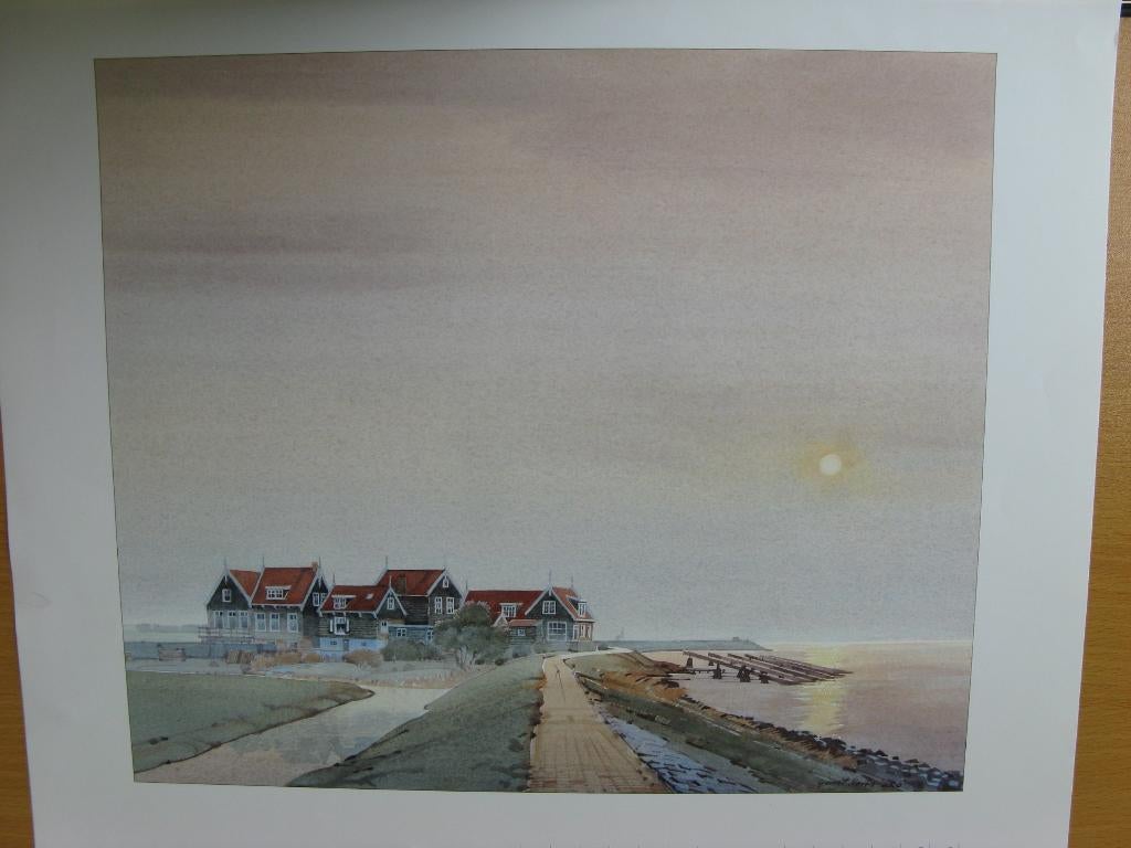 Marken noord-hollandse marken,, Verzamelen, Foto's en Prenten, Verzenden, Voor 1940, Zo goed als nieuw, Overige onderwerpen