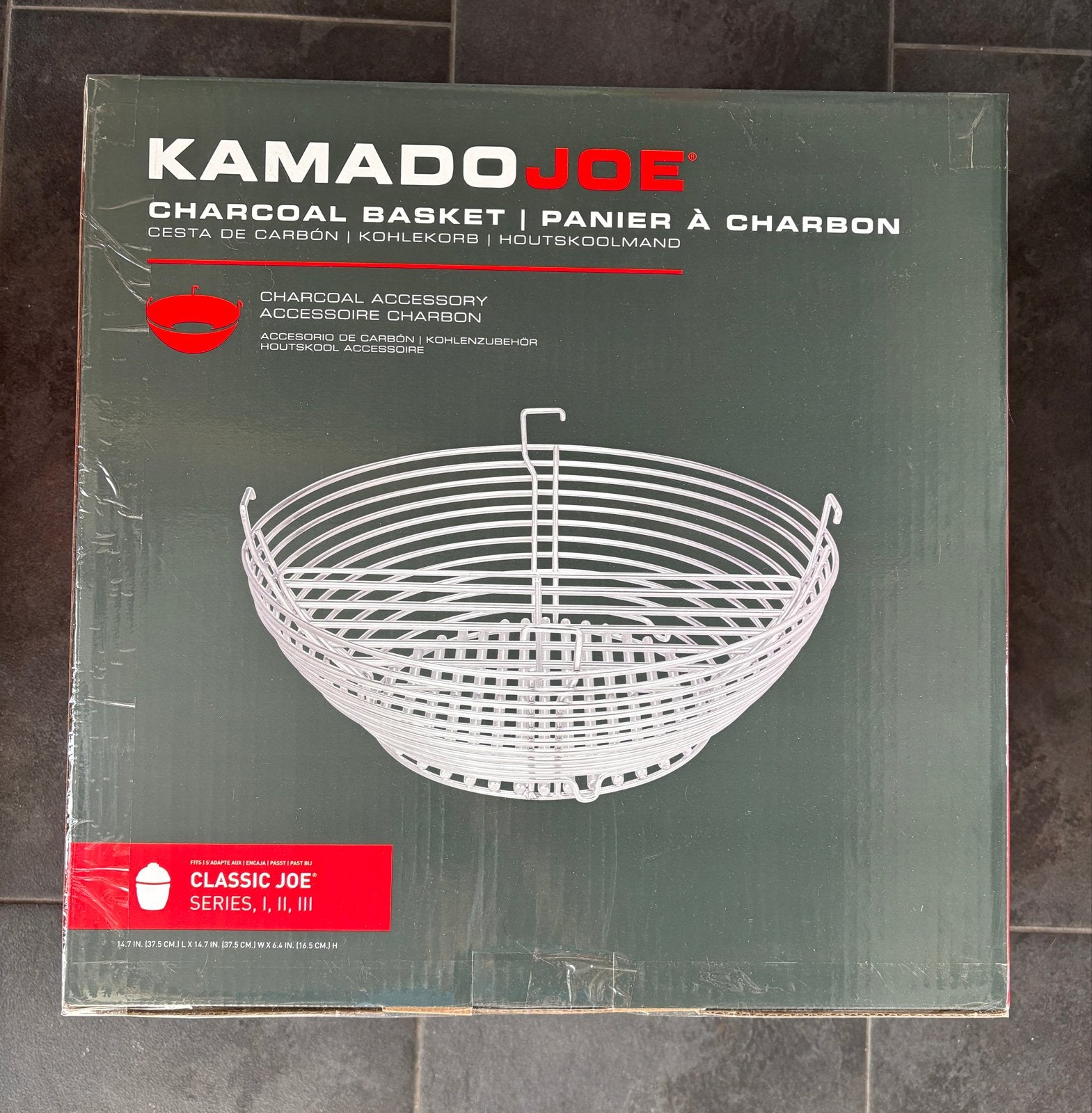 Kamado Joe Classic Joe 3 Houtskoolmand - Nieuw & Ongebruikt, Ophalen, Nieuw