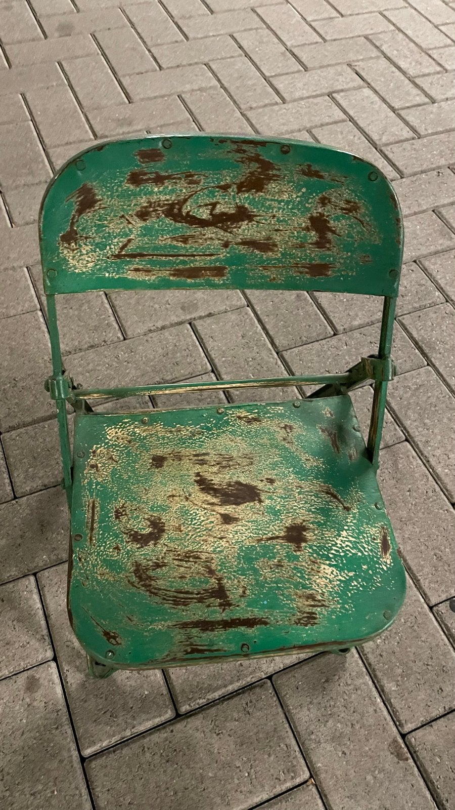 Vintage Groene Klapstoeltjes - Set van 2, Ophalen