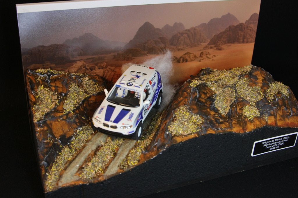 Diorama Paris Dakar 2003 "in the wide open" 1:32, Info@bennie-gs.nl, Bennie G's, 7241MB, Groter dan 1:35