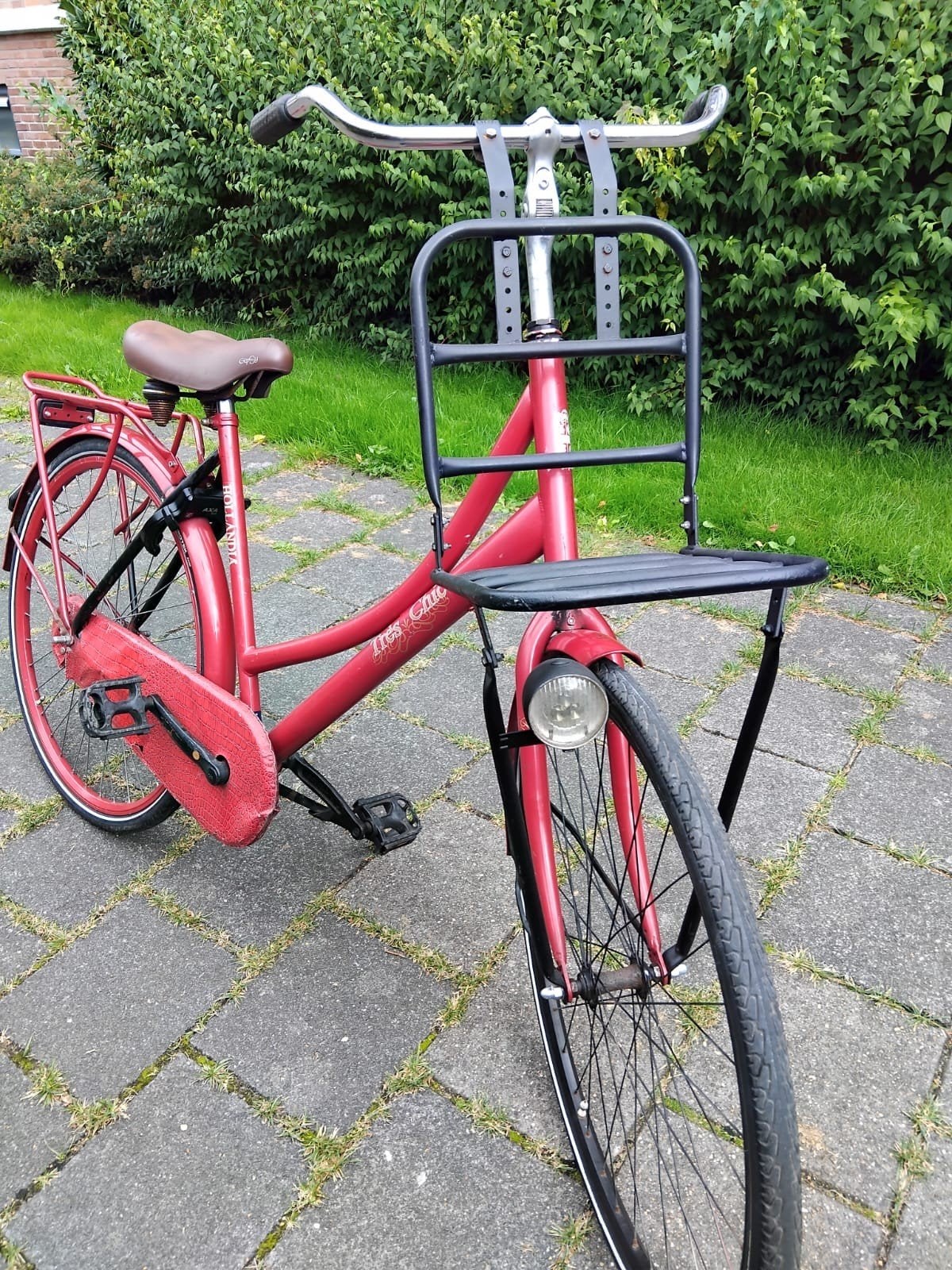 Mooie rood/roze fiets, 53 tot 56 cm, Ophalen, Gebruikt, Overige merken