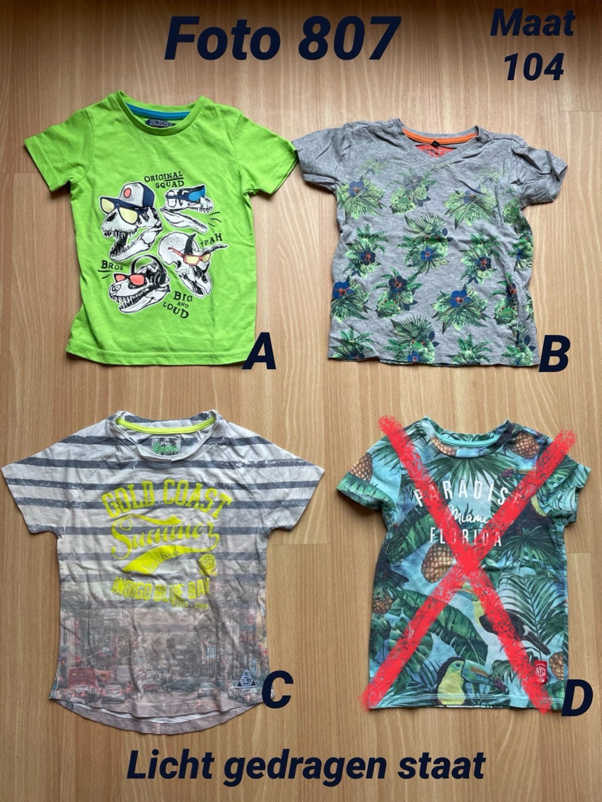 Shirt jongen maat 104 oa mitch *foto 807*, Ophalen of Verzenden, Zo goed als nieuw, Jongen, Shirt of Longsleeve