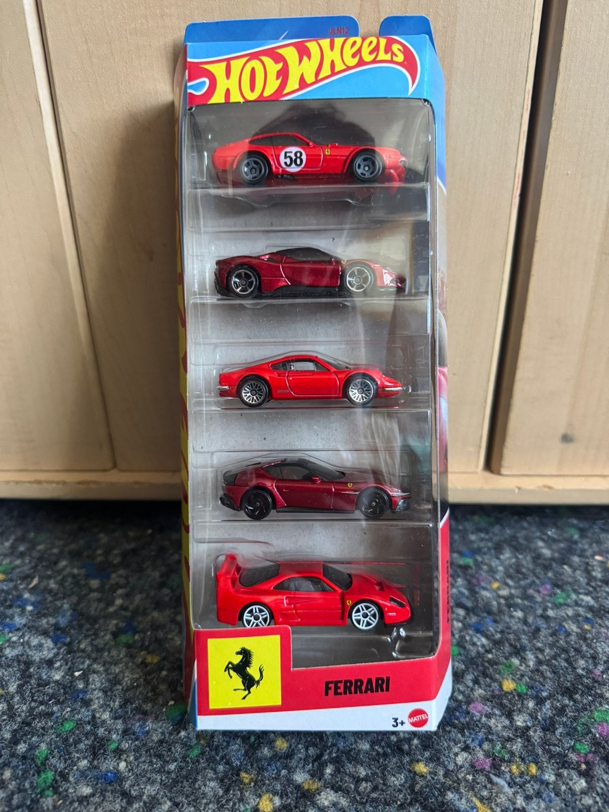 Hotwheels Ferarri 5 pack, Ophalen of Verzenden, Nieuw, Auto