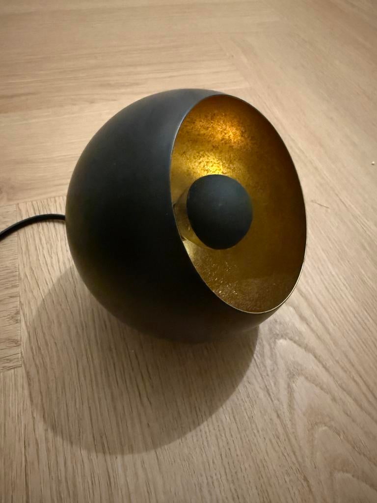 Lamp/vloerspot zwart/goud, Ophalen of Verzenden, Zo goed als nieuw, Hotel chique