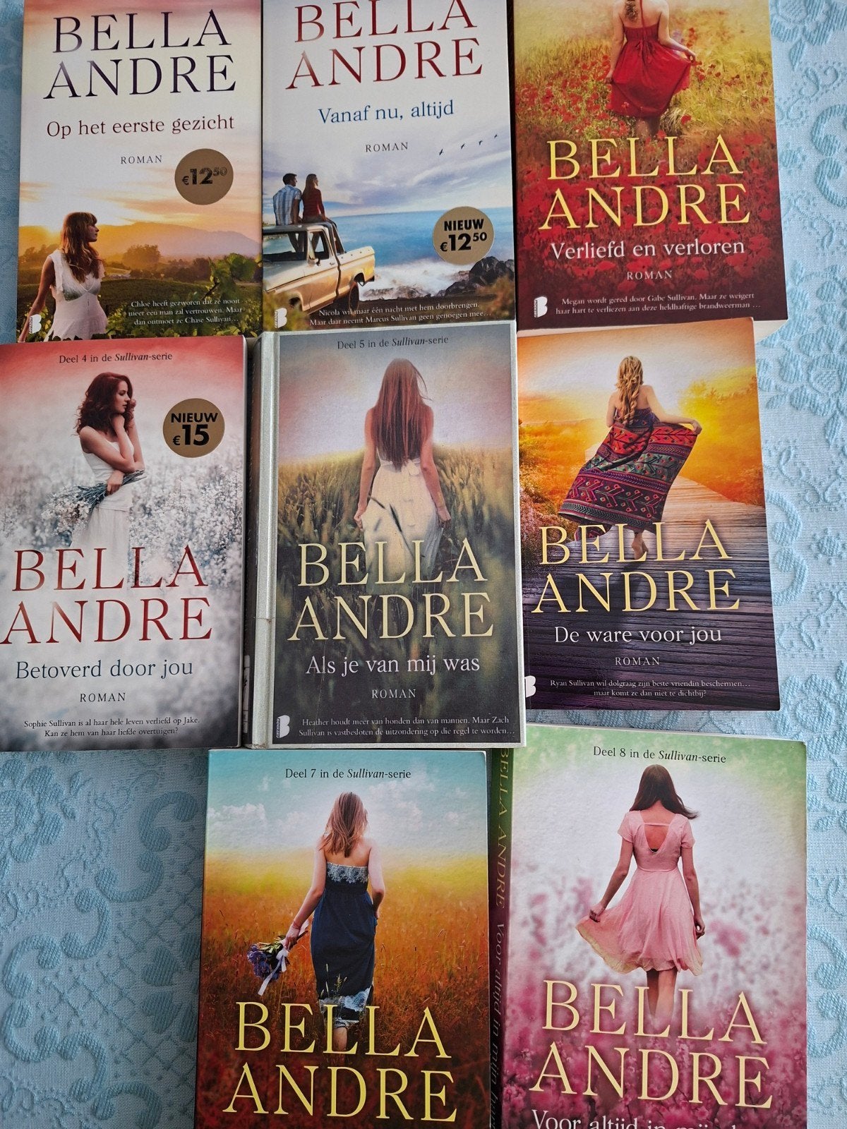 Sullivan serie Bella Andre 1 t/m 8, Boeken, Ophalen of Verzenden, Zo goed als nieuw